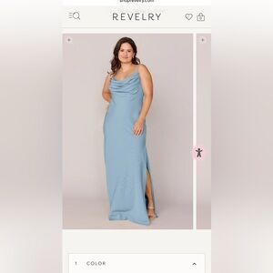 Revelry Women's Skye Crepe Dress French Blue 821